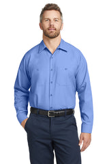 SP14 Red Kap Long Sleeve Industrial Work Shirt