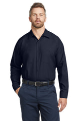 SP14 Red Kap Long Sleeve Industrial Work Shirt