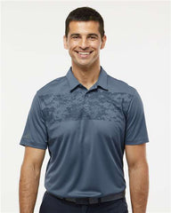 A585 Adidas Camo Chest Print Polo