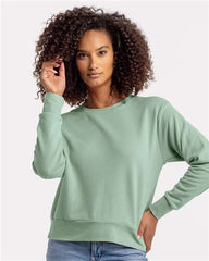 9084 Next Level Women's Laguna Sueded Sweatshirt