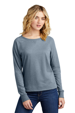 DT672 District Women's Featherweight French Terry Long Sleeve Crewneck