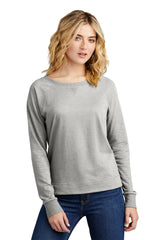 DT672 District Women's Featherweight French Terry Long Sleeve Crewneck