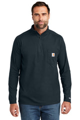 CT106660 Carhartt Force 1/4 Zip Long Sleeve T-Shirt