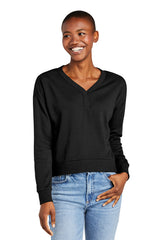 DT1312 Women's Perfect Tri Fleece V-Neck Sweatshirt