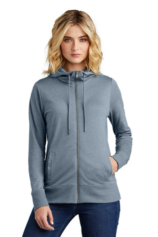 DT673 District Women's Featherweight French Terry Full-Zip Hoodie