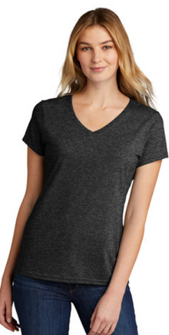 LPC330V Port & Company Ladies Tri-Blend V-Neck Tee