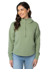 5527 Women's Willow Scallop Hem Hoodie