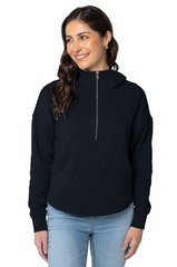 5527 Women's Willow Scallop Hem Hoodie