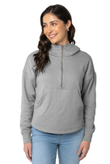 5527 Women's Willow Scallop Hem Hoodie