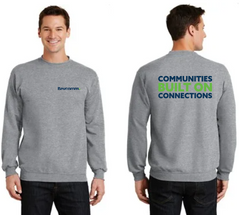 PC78 7.8-oz Bevcomm Crewneck Sweatshirt