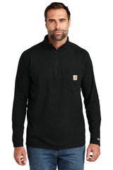 CT106660 Carhartt Force 1/4 Zip Long Sleeve T-Shirt