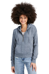 DT1311 District Women's Perfect Tri Fleece 1/2 Zip Pullover