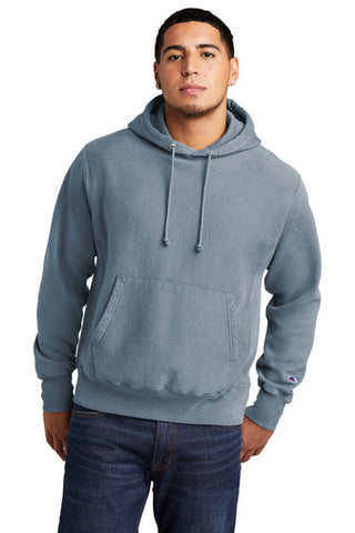 GDS101 Champion Reverse Weave Garment Dyed Hooded Sweatshirt