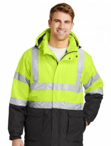 J799S Port Authority ANSI 107 Class 3 Safety Heavyweight Parka