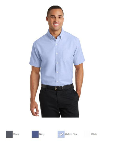 S659 Port Athority Short Sleeve SuperPro Oxford Shirt