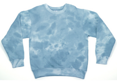 EZ983 Enza® 98379 Youth Tie Dye Fleece Crew