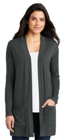 LK5434 Port Authority ® Ladies Concept Long Pocket Cardigan